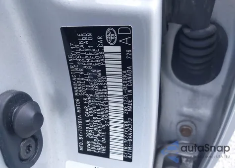 2017 Toyota Corolla Se z USA, uszkodzony, nr VIN 2T1BURHE1HC884520